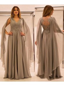Long Chiffon Mother of The Bride Dresses with Lace Appliques 99605113 Long Chiffon Mother of The Bride Dresses with Lace Appliques 99605113