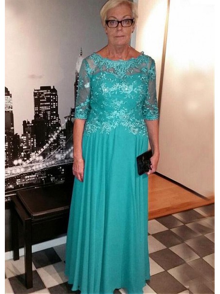 Elegant Chiffon Floor Length Mother of The Bride Dresses 99605124