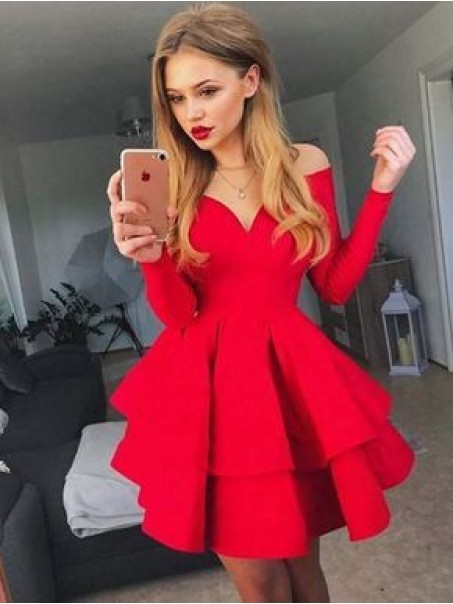 Short Prom Dress Long Sleeves Homecoming Dresses Graduation Party Dresses 99701013 Short Prom Dress Long Sleeves Homecoming Dresses Graduation Party Dresses 99701013
