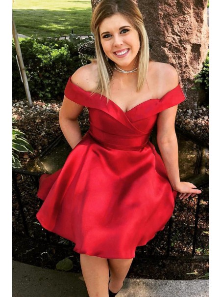 Short Red Prom Dress Homecoming Dresses Graduation Party Dresses 99701036