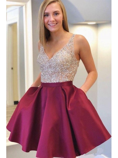 Short Beaded Prom Dress Homecoming Dresses Graduation Party Dresses 99701041