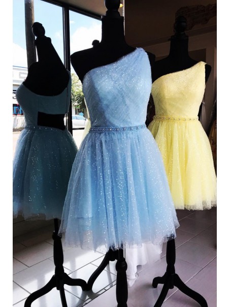 Short Sequins Tulle Prom Dress Homecoming Dresses Graduation Party Dresses 99701051