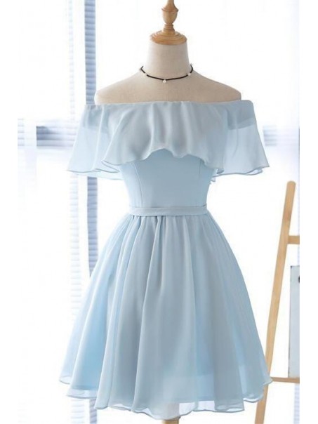 Short Chiffon Prom Dress Homecoming Dresses Graduation Party Dresses 99701052