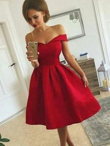 Short Red Prom Dress Homecoming Dresses Graduation Party Dresses 99701080