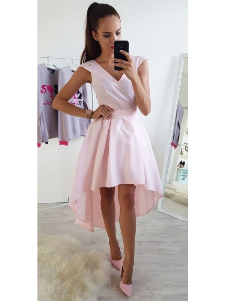 High Low Pink Prom Dress Homecoming Graduation Cocktail Dresses 99701158