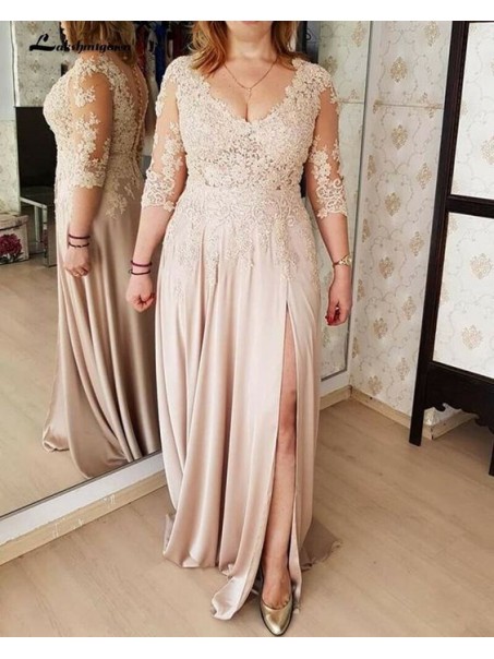 Elegant Lace 3/4 Length Sleeves Mother of the Bride Dresses 99702003 Elegant Lace 3/4 Length Sleeves Mother of the Bride Dresses 99702003