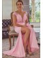 Long Pink Beaded Lace Mermaid Mother of the Bride Dresses 99702008