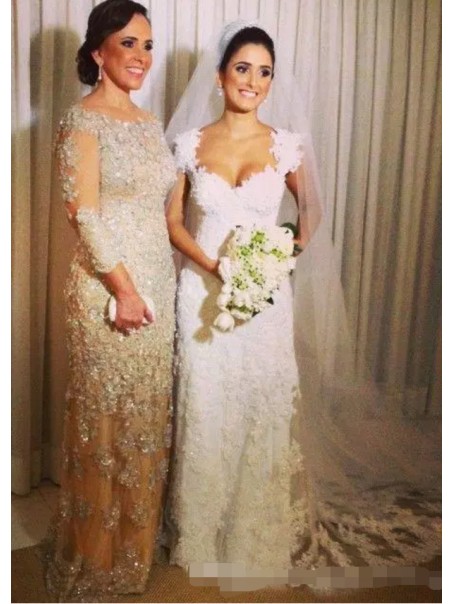 Elegant Beaded Lace Mother of the Bride Dresses 99702048