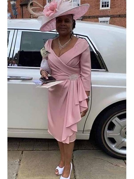 Short Pink Mother of the Bride Dresses 99702068