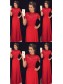 Long Red Beaded Lace Mother of the Bride Dresses 99702072