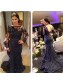 Long Sleeves Beaded Lace Mermaid Mother of the Bride Dresses 99702084