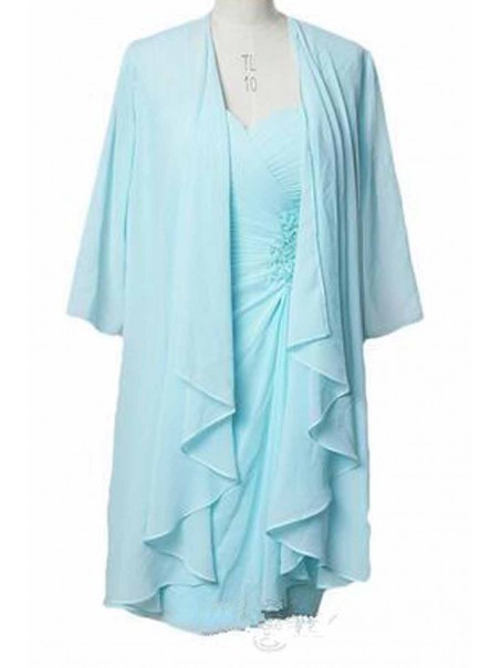 Short Chiffon Lace Mother of the Bride Dresses 99702086